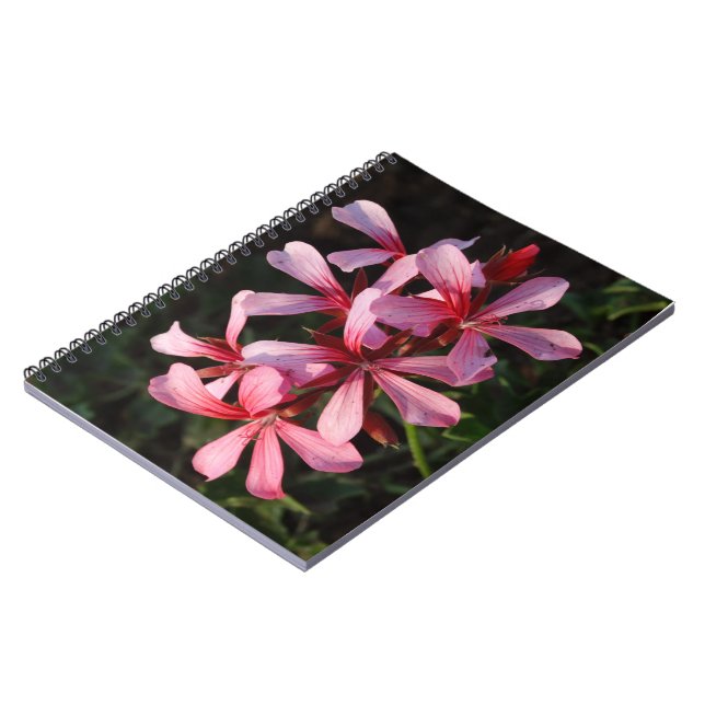 Cahier de photo de fleurs roses (80 pages B&W) (Côté gauche)