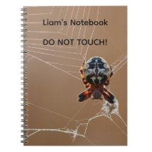 Cahier de photos araignée personnalisé - Nom perso