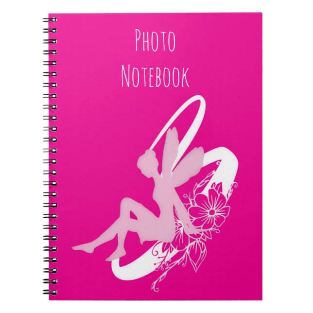 Cahier de photos en spirale Fleur de Fée (Devant)