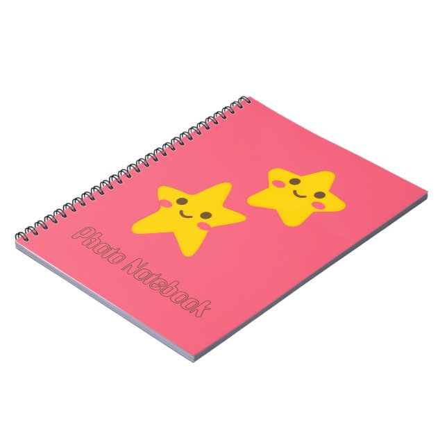 Cahier de photos en spirale Smiling Stars (Côté gauche)