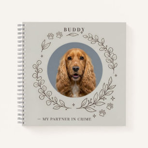 Cahier de photos personnalisé pour chien   Élégant