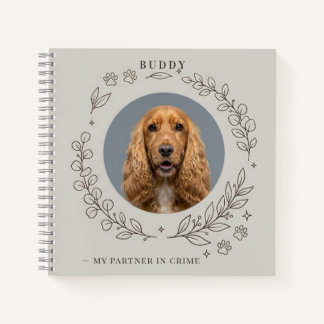 Cahier de photos personnalisé pour chien | Élégant