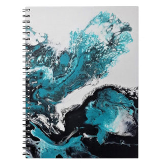 Cahier de photos spirale abstrait Vawes