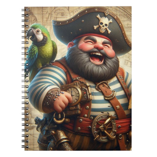Cahier de pirate drôle (Devant)