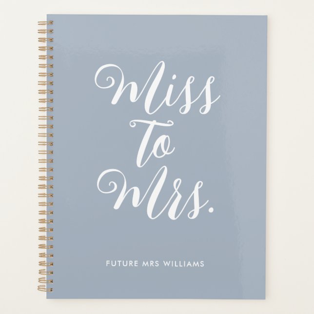 Cahier de planificateur de mariage simple moderne  (Devant)