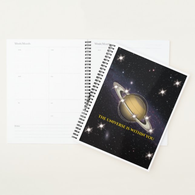 Cahier de planification céleste  (Devant avec enveloppe)