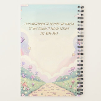 Cahier de planification d'aventure arc-en-ciel pou