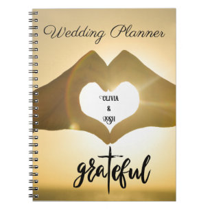 Cahier de planification de mariage à cœur reconnai