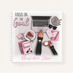 Cahier de planification Girl Boss HQ « Concentrez-