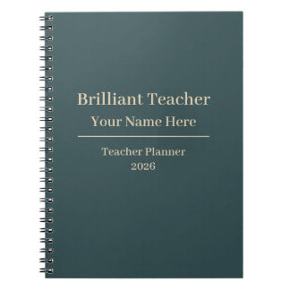 Cahier de planification personnalisé pour enseigna