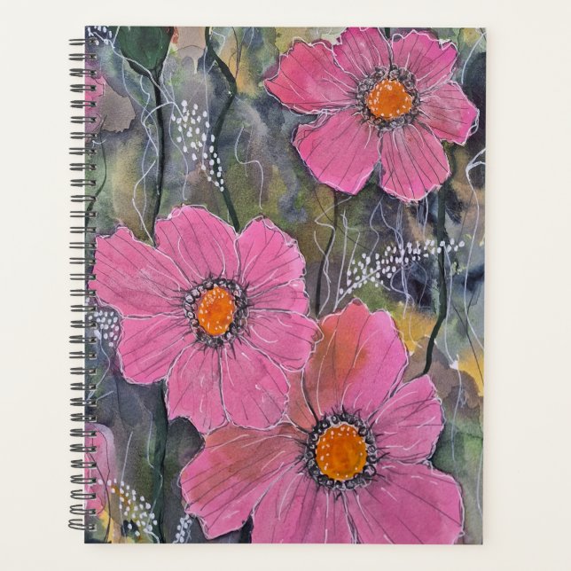 Cahier de Posies Roses (Devant)