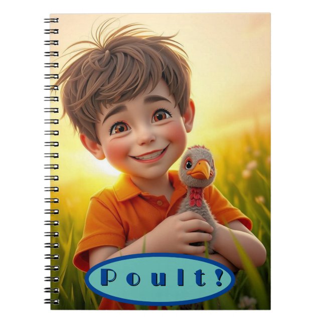 Cahier de Poulets Amis de la Cour de Ferme (Devant)