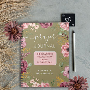 Cahier de prière fleur d'olive Proverbes 31