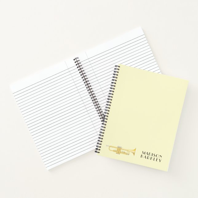 Cahier de professeur de musique de trompette (Intérieur)