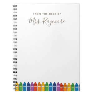 Cahier de professeur personnalisé – Nom de crayon