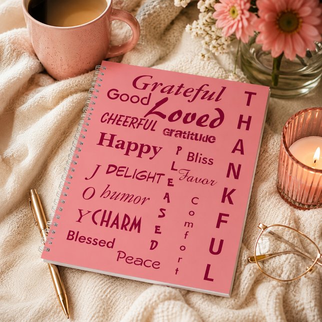 Cahier de Réaffirmations Rose Délicieux (Créateur téléchargé)