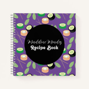 Cahier de recettes de cuisine de chef de nourritur