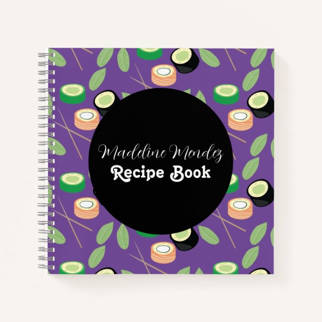 Cahier de recettes de cuisine de chef de nourritur (Devant)