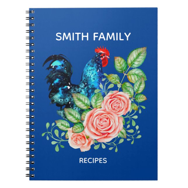 Cahier de recettes de cuisine personnalisées (Devant)