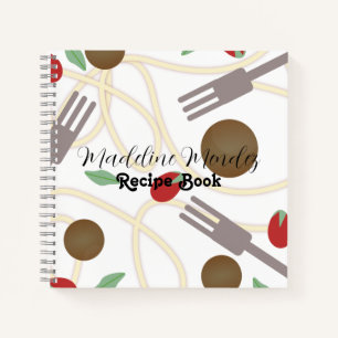 Cahier de recettes de cuisine pour pâtes