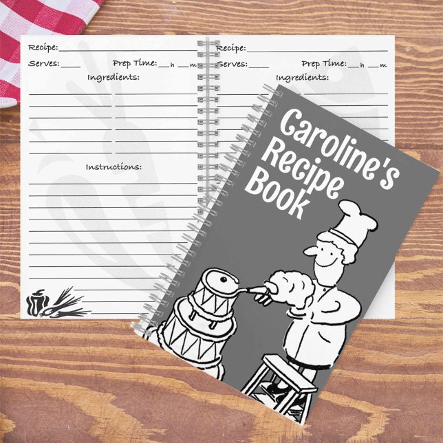 Cahier de recettes de décoration de gâteau de femm (Créateur téléchargé)