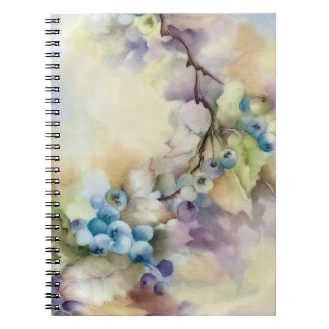 Cahier de recettes de myrtilles (Devant)