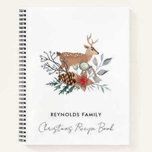 Cahier de recettes de Noël pour la famille au styl