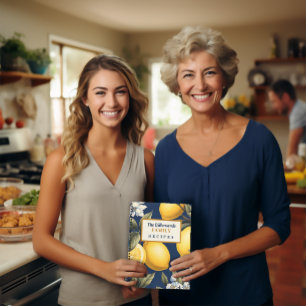 Cahier de recettes familiales personnalisées motif