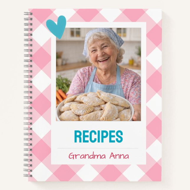 Cahier de recettes personnalisé (Devant)