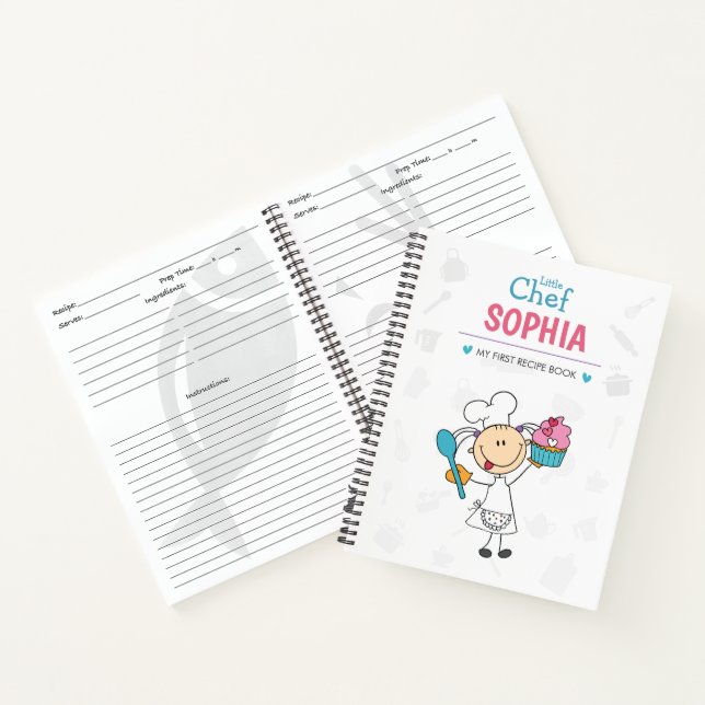 Cahier de recettes personnalisées pour enfants – P (Intérieur)