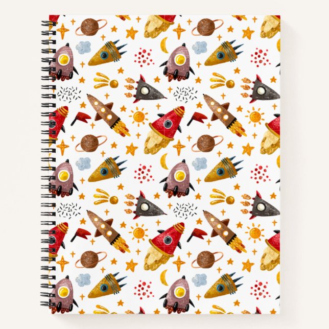 Cahier de recettes Rocket Dreams – Espace fantaisi (Devant)