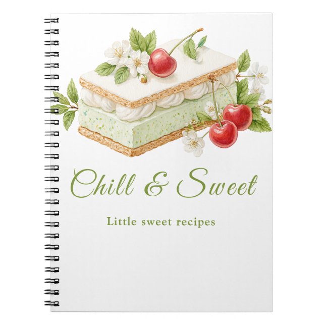 Cahier de recettes sucrées pour la Journée du Sand (Devant)