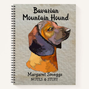 Cahier de rentrée Chien de montagne bavarois