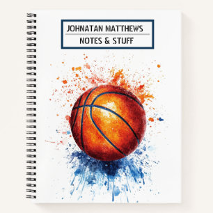 Cahier de rentrée scolaire de basketball