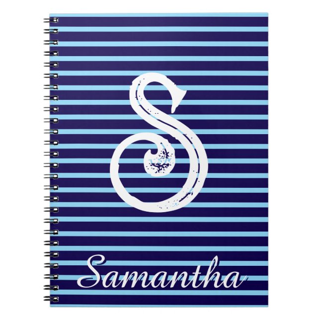 Cahier de rentrée scolaire Préppy Moderne Monogram (Devant)