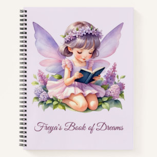 Cahier de rêves de Freya - Carnet de notes fée