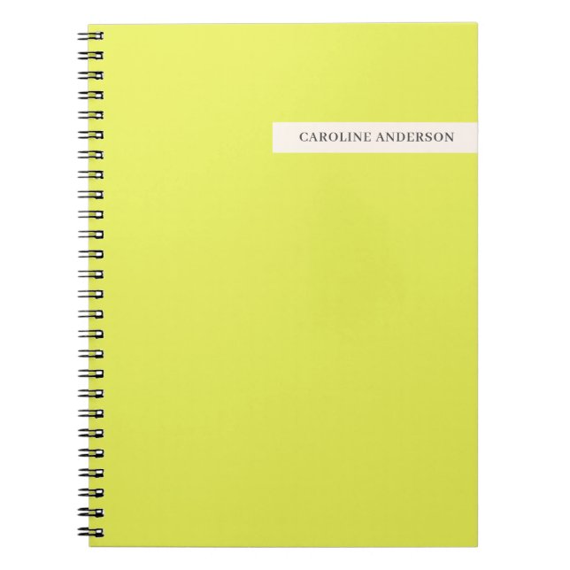 Cahier de révision Chartreuse personnalisé avec no (Devant)