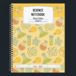 Cahier de sciences ludique jaune doux personnalisé<br><div class="desc">Enflammez votre passion pour la découverte avec notre couverture de cahier de sciences ludique jaune doux personnalisé ! Cette couverture charmante est parfaite pour les jeunes scientifiques, les étudiants et tous ceux qui aiment explorer les merveilles du monde. La teinte jaune doux ajoute une touche joyeuse, tandis que les illustrations...</div>