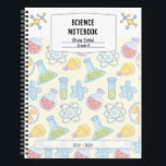 Cahier de sciences ludique jaune doux personnalisé<br><div class="desc">Enflammez votre passion pour la découverte avec notre couverture de cahier de sciences ludique jaune doux personnalisé ! Cette couverture charmante est parfaite pour les jeunes scientifiques, les étudiants et tous ceux qui aiment explorer les merveilles du monde. La teinte jaune doux ajoute une touche joyeuse, tandis que les illustrations...</div>