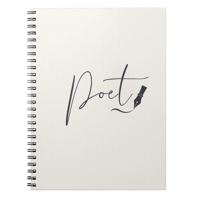 Cahier de script poétique – Journal d'écriture min (Devant)