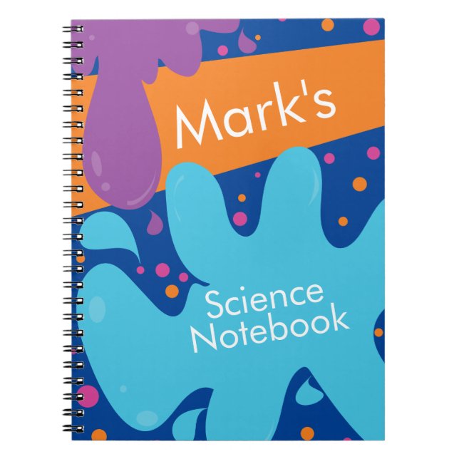Cahier de Slime de Chimie de Laboratoire Scientifi (Devant)