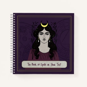 Cahier de sorts de sorcière mystique 8,5x8,5"