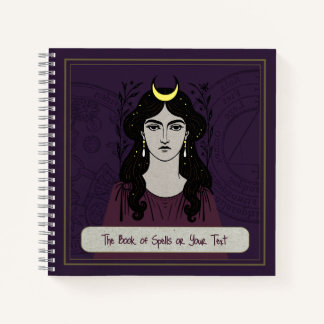 Cahier de sorts de sorcière mystique 8,5x8,5"