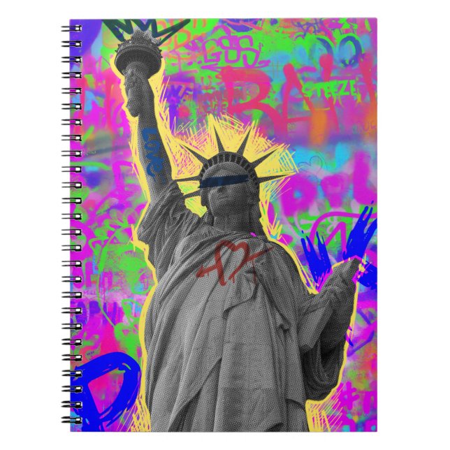 Cahier de Street Art Liberty Glitch (Devant)