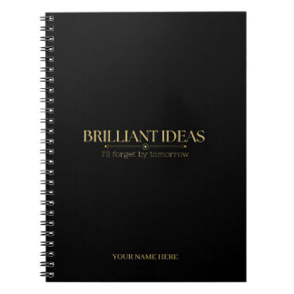 Cahier de typographie dorée vintage avec citation