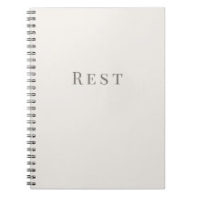 Cahier de typographie minimale - Repos