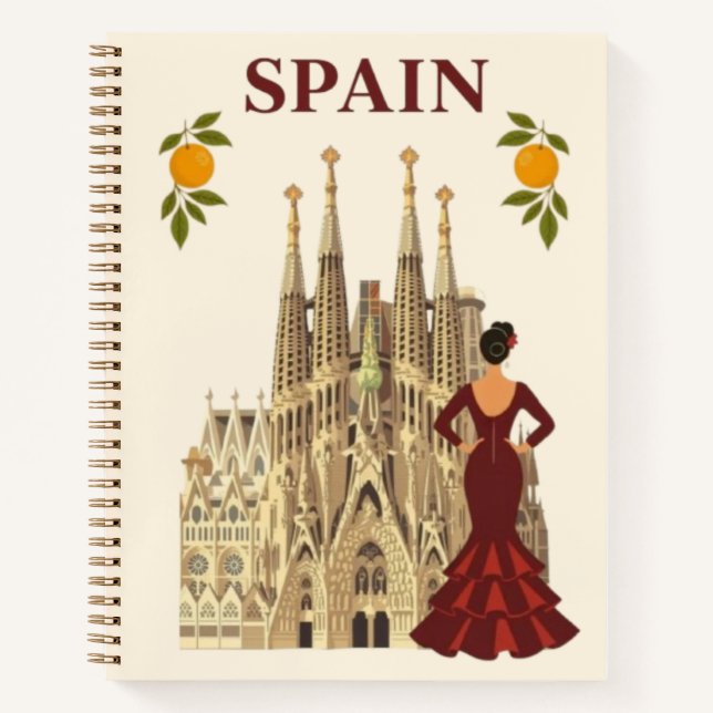 Cahier de voyage en Espagne (Devant)