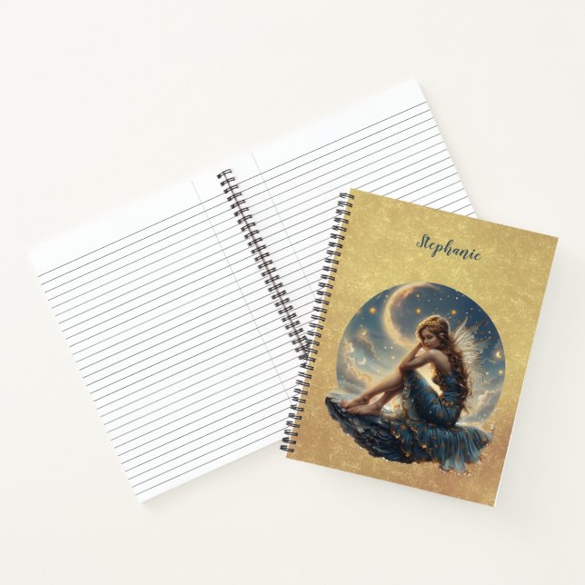 Cahier d'école des fées avec illustrations fantais (Intérieur)