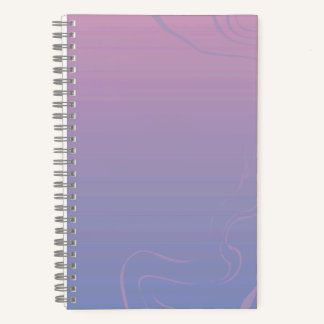 Cahier Dégradé Tourbillon Rose Violet