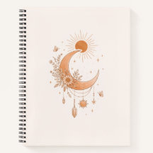 Cahier Deluxe Boho Soleil & Lune